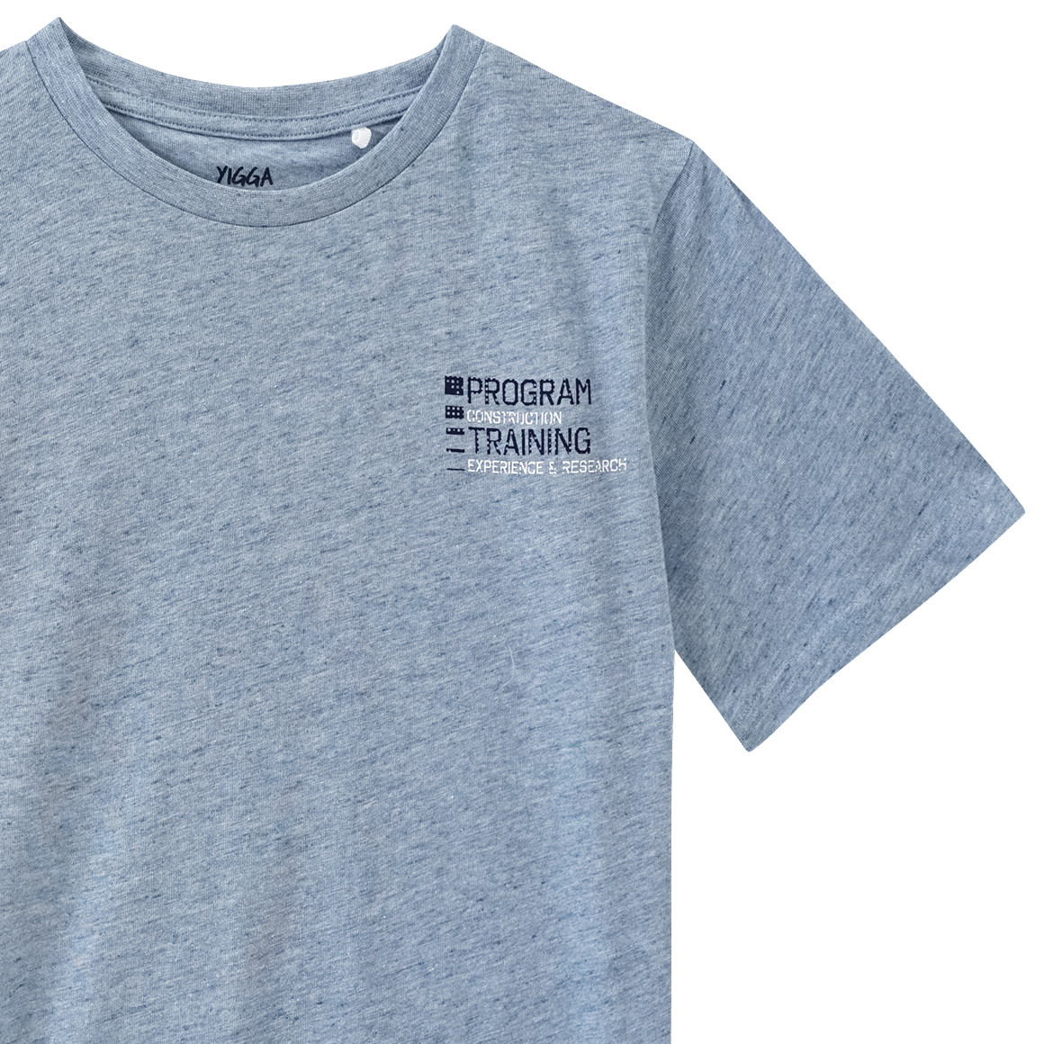 Yigga Jungen T-Shirt mit Rückenprint hellblau