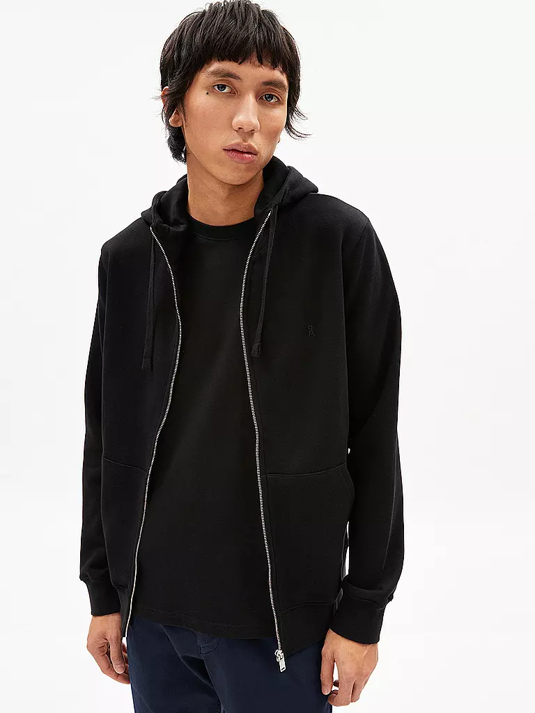 ARMEDANGELS Sweatjacke SAROMIAAN schwarz