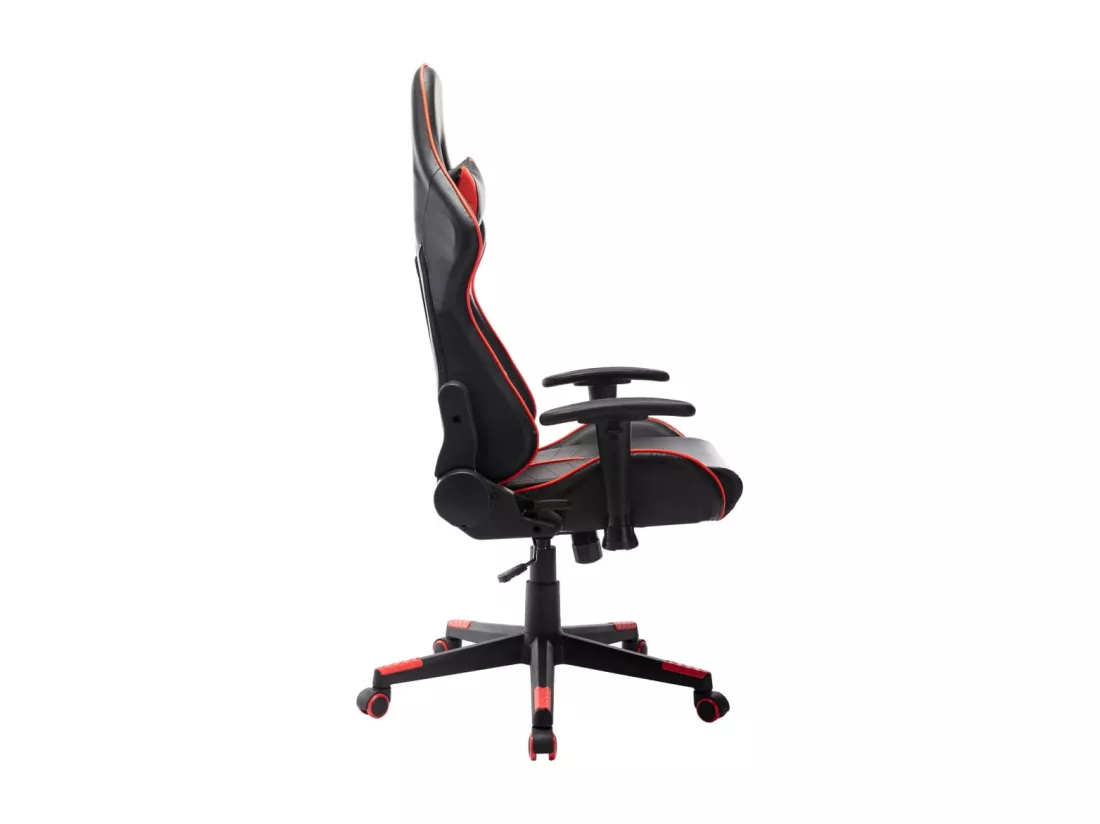 Chaise de jeu Noir et rouge Cuir artificiel