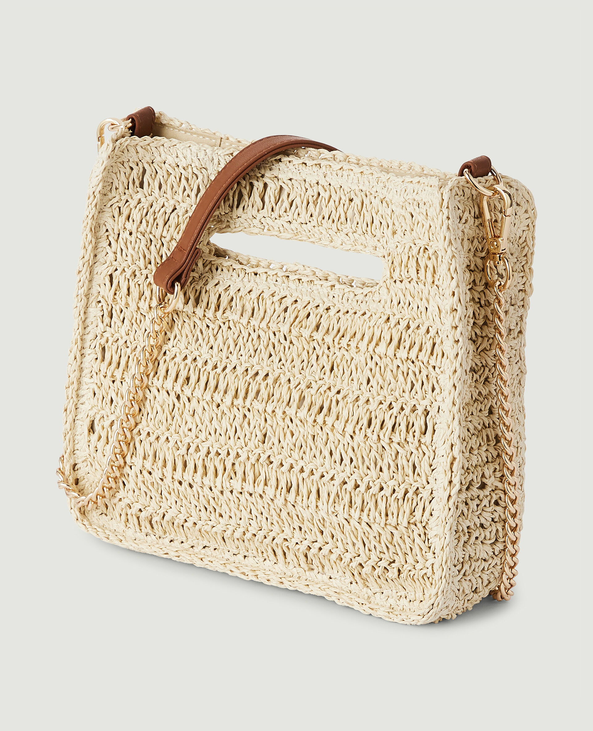 Sac en paille - Blanc