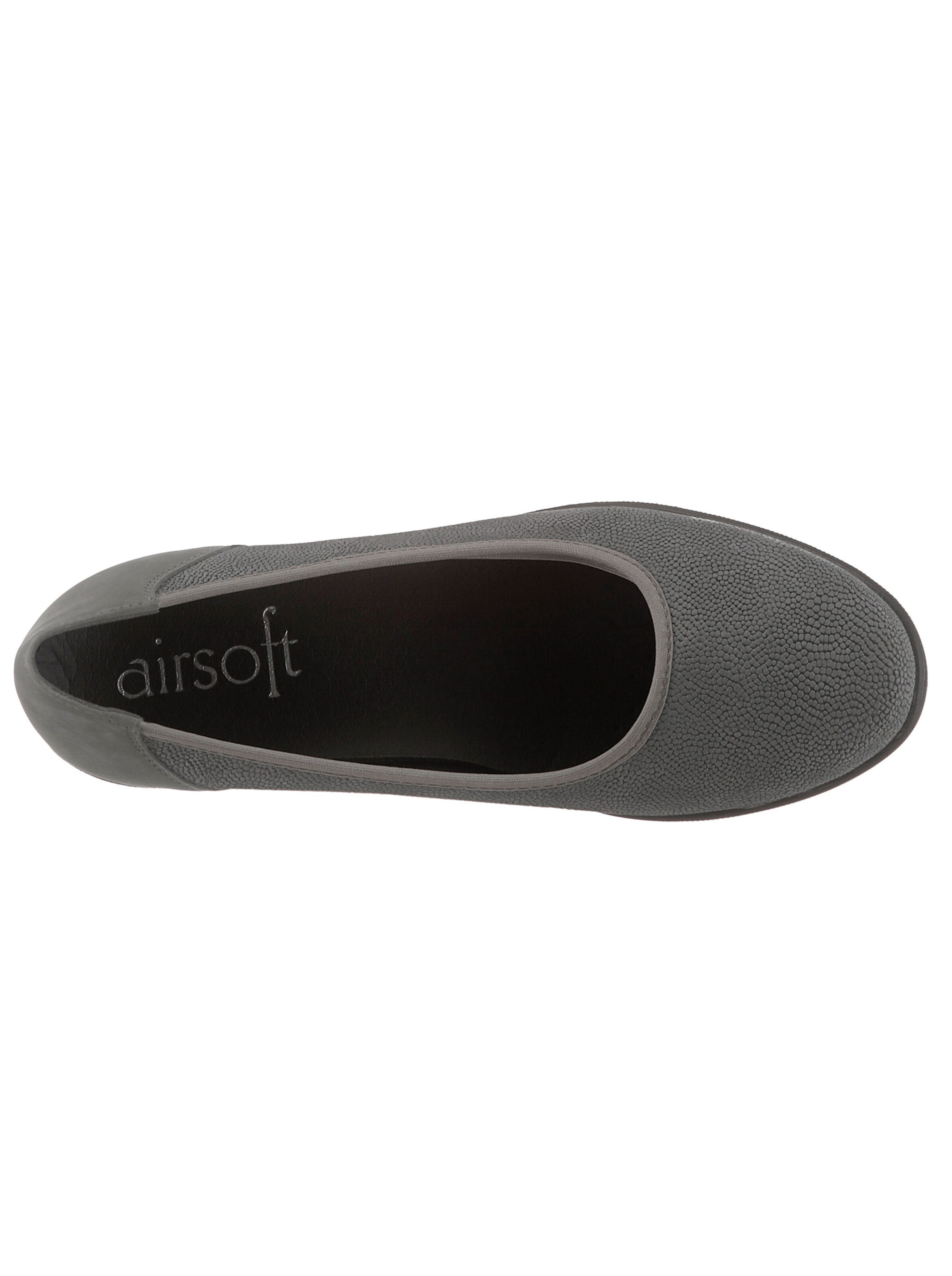 airsoft comfort+ Ballerina in anthrazit