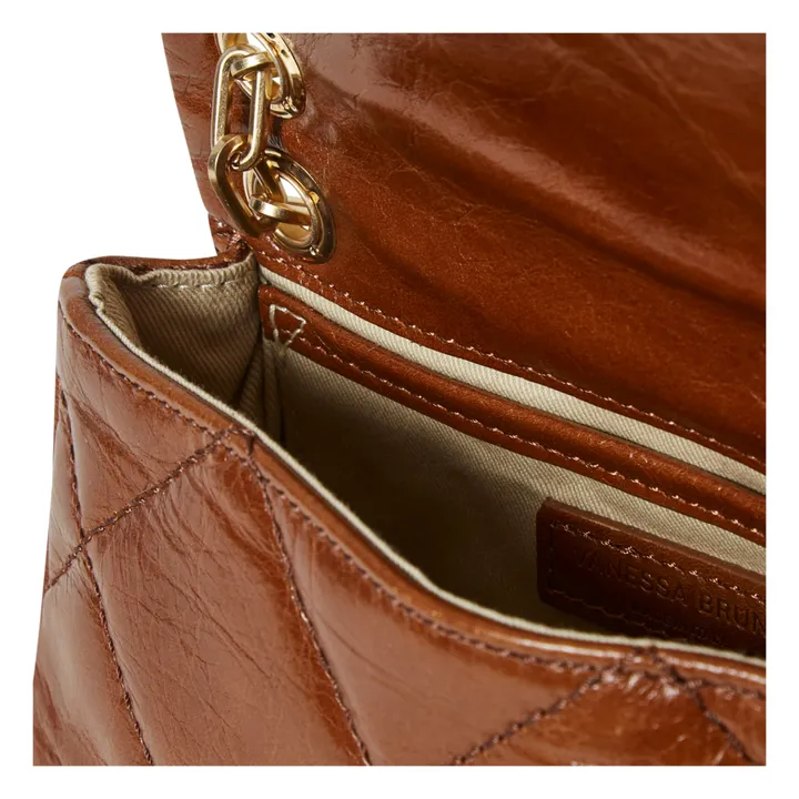 Vanessa Bruno Sac Nano Moon Cuir Craquelé | Marron