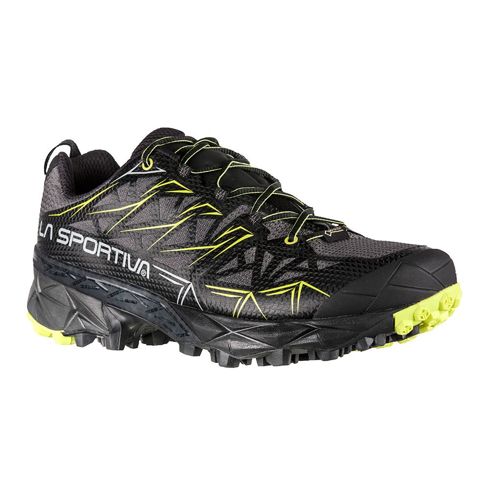 La Sportiva AKYRA GTX - Chaussures trail Homme carbon/apple green