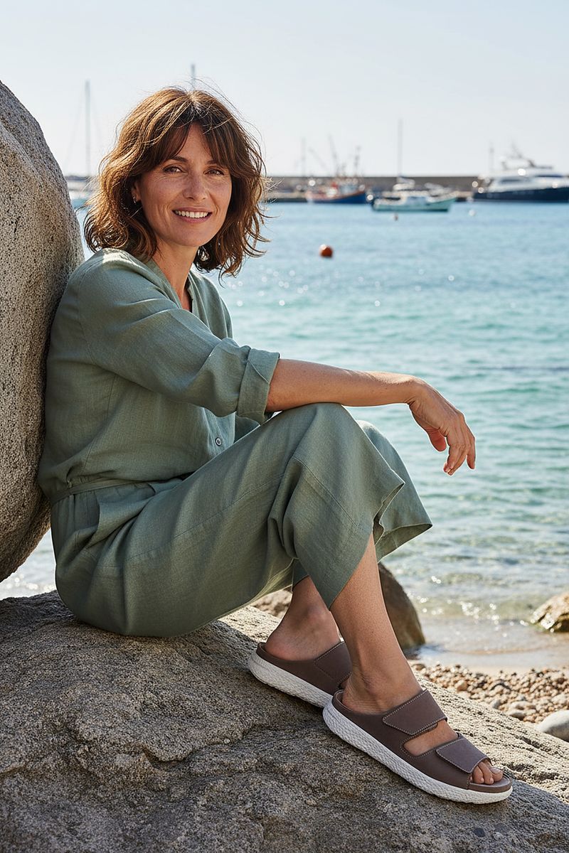 Hartjes Slippers Taupe Dames