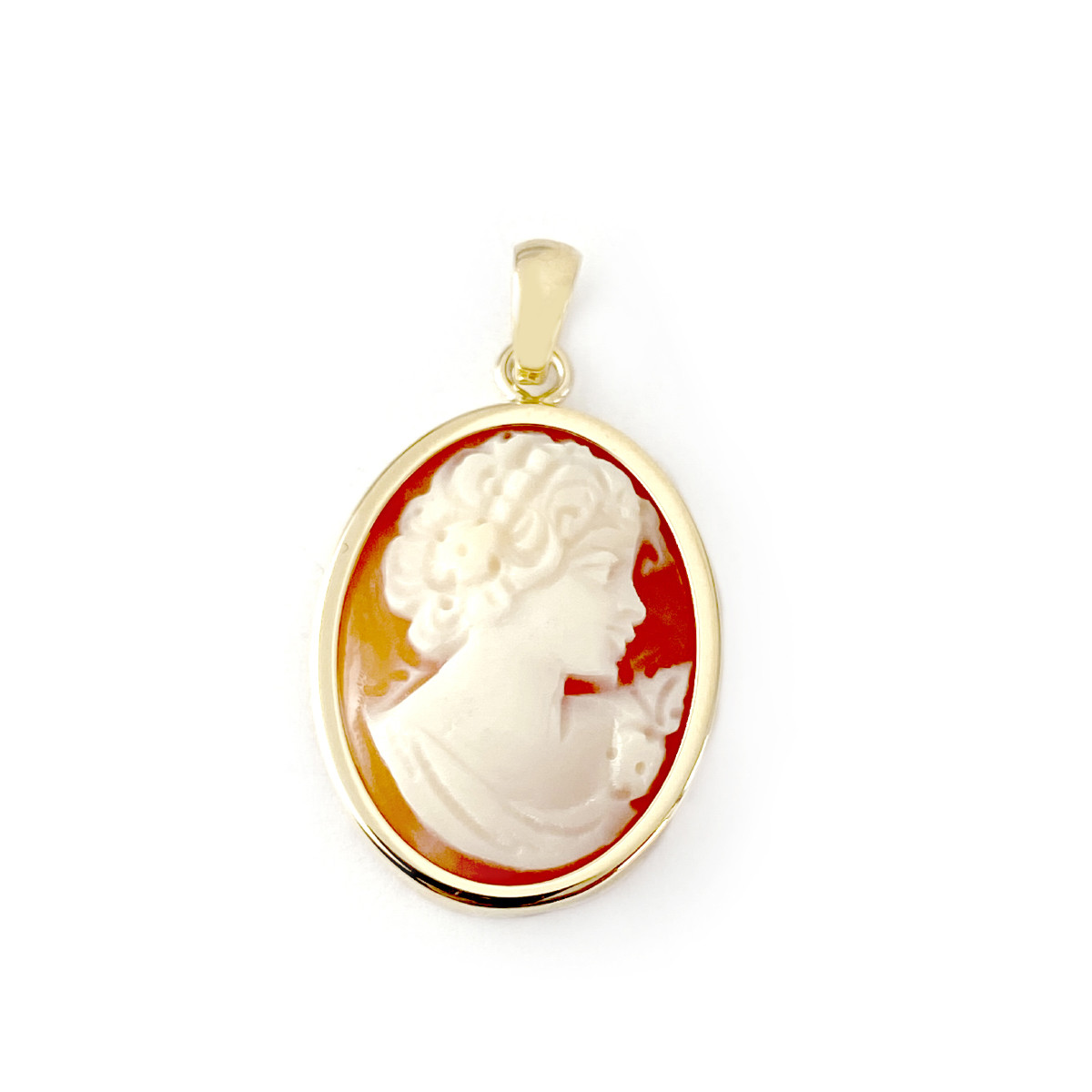 Pendentif d'occasion or 750 jaune camée