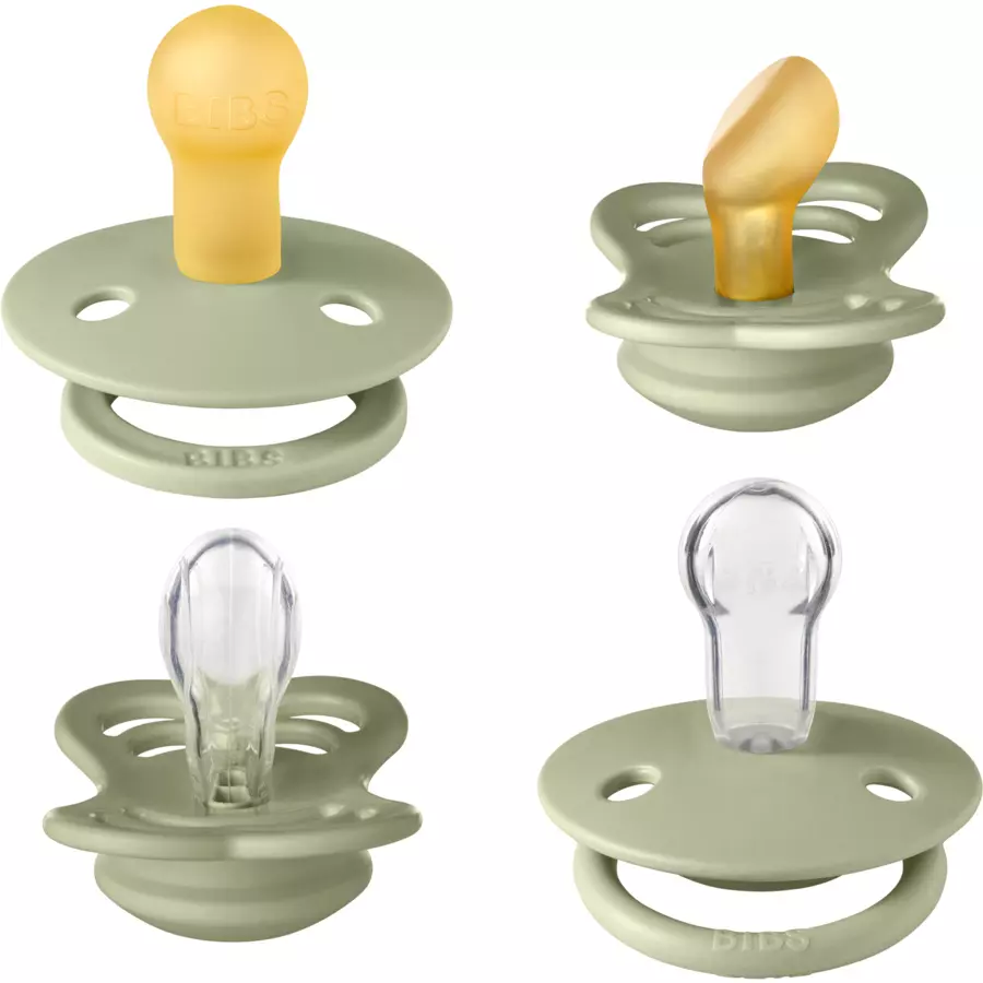 BIBS® Schnuller Try-it Kollektion Sage 0-6 Monate, 4 Stk.