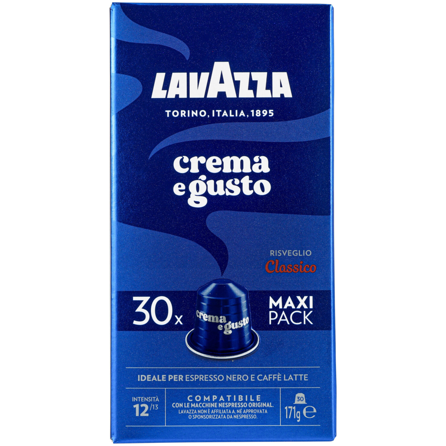 Lavazza Crema E Gusto - Nespresso compatible 30 Kapseln