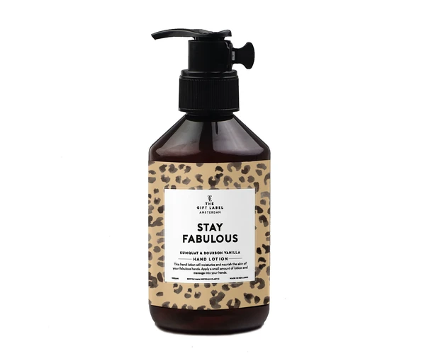 THE GIFT LABEL STAY FABULOUS Hand Lotion