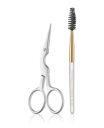 Tweezerman Lashes & Brows Brow Shaping Scissors & Brush 2-teilig