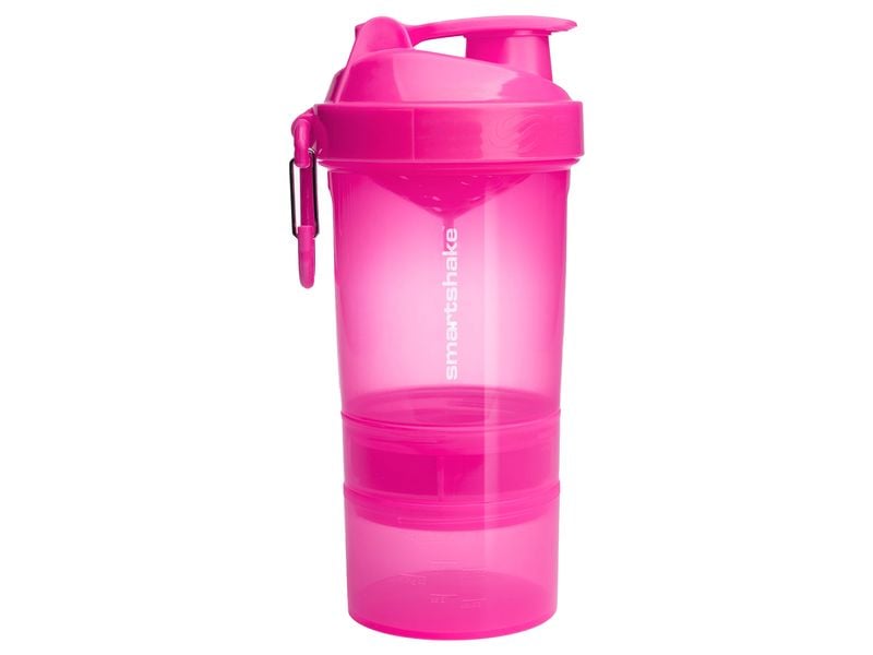 Smartshake Original2Go 600 ml, Rosa Vielseitige Trinkflasche