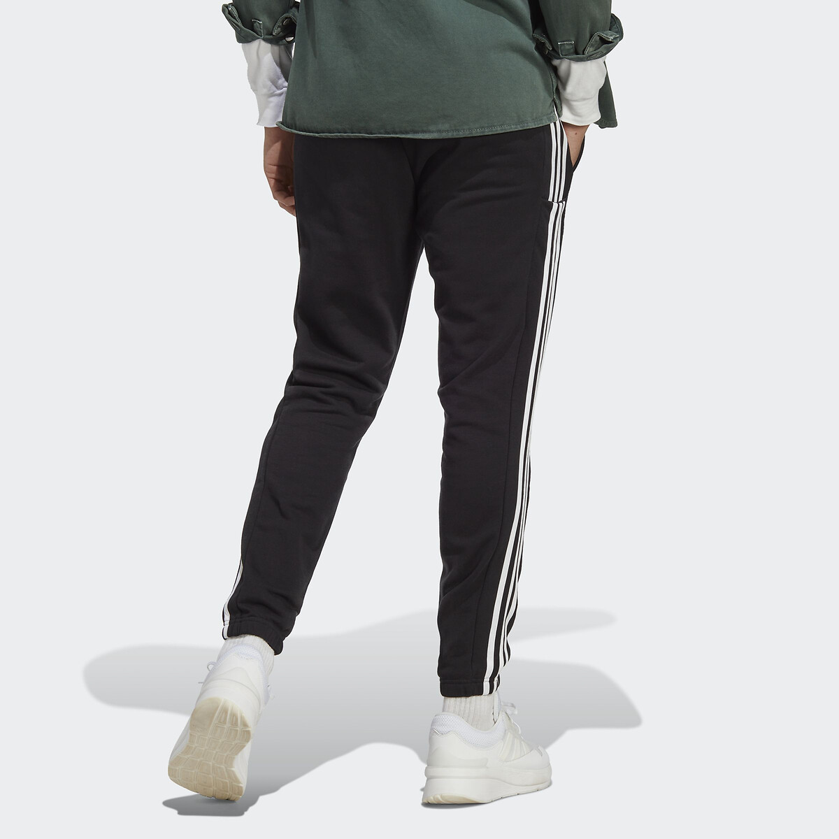 Roupas esportivas Adidas<br>Calças de corrida afuniladas com barra elástica