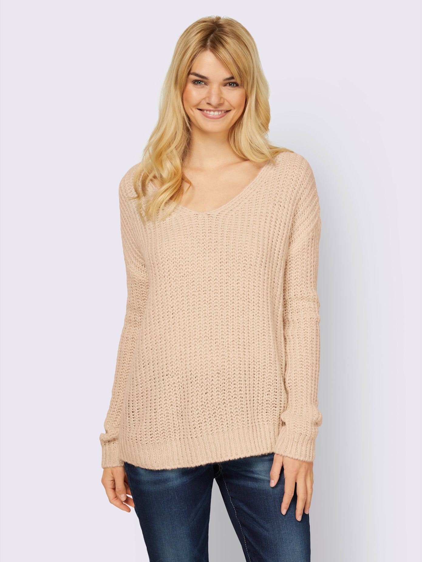Pull encolure en v flatteuse