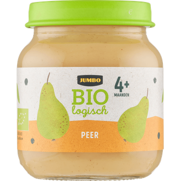 Jumbo Babyvoeding Biologisch Peer 4+ Maanden 125 g