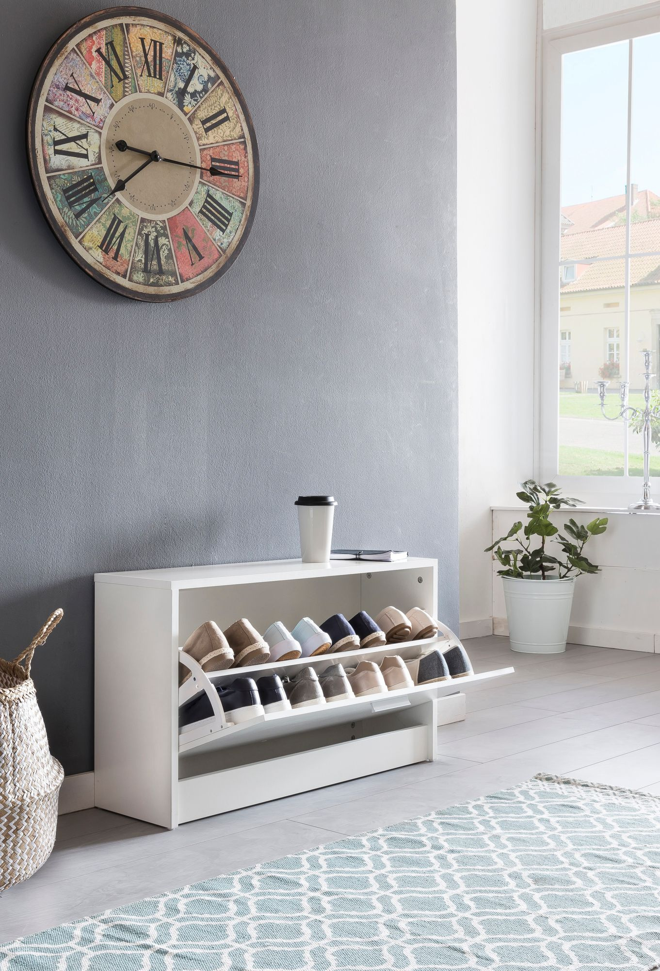 Schuhschrank SPLIT Weiß