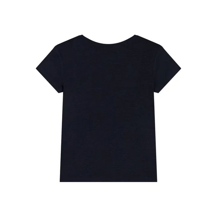 Petit Bateau T-shirt Lin - Collection Femme | Bleu marine