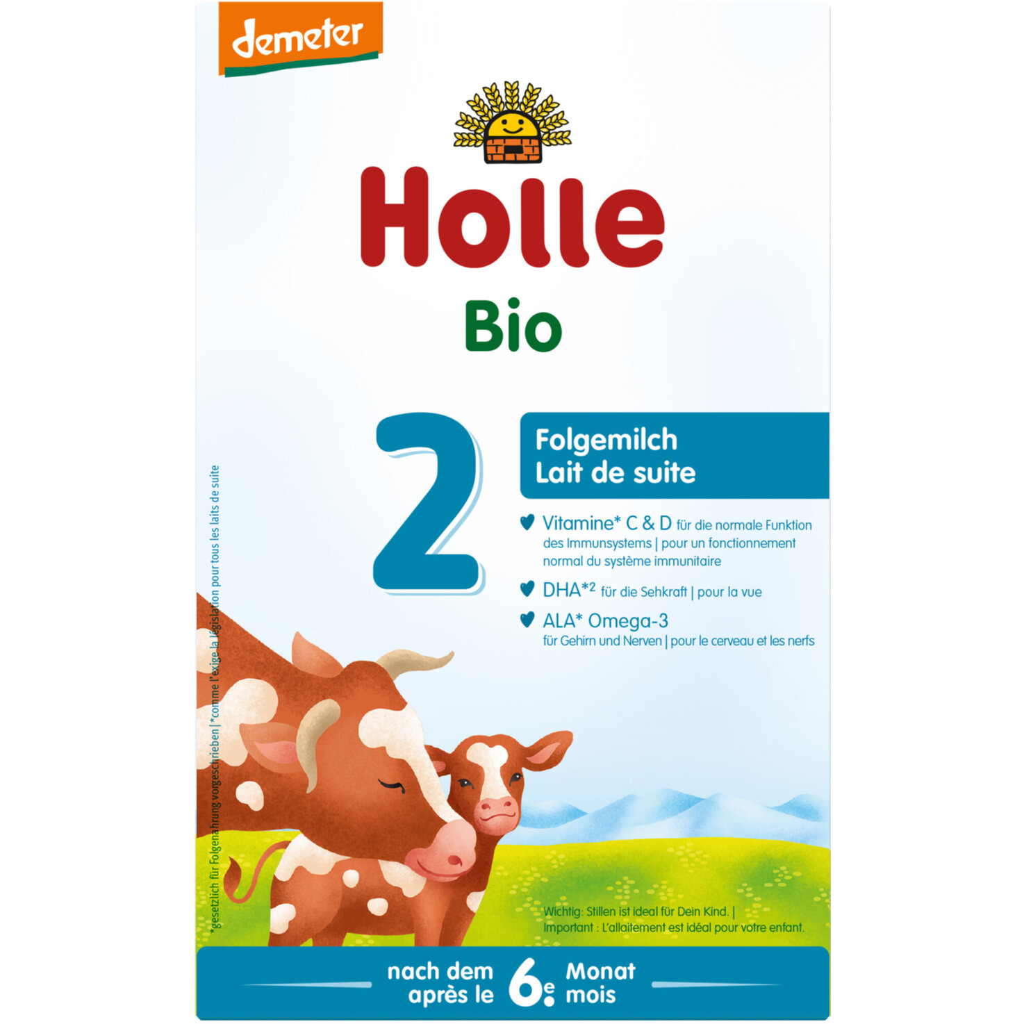 Holle Demeter Bio Folgemilch 2 6+ Monate