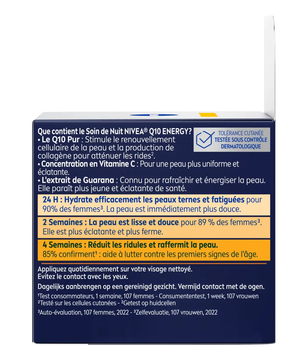 SOIN NUIT BOOSTER D'ÉCLAT Q10 ANTI-RIDES ENERGY