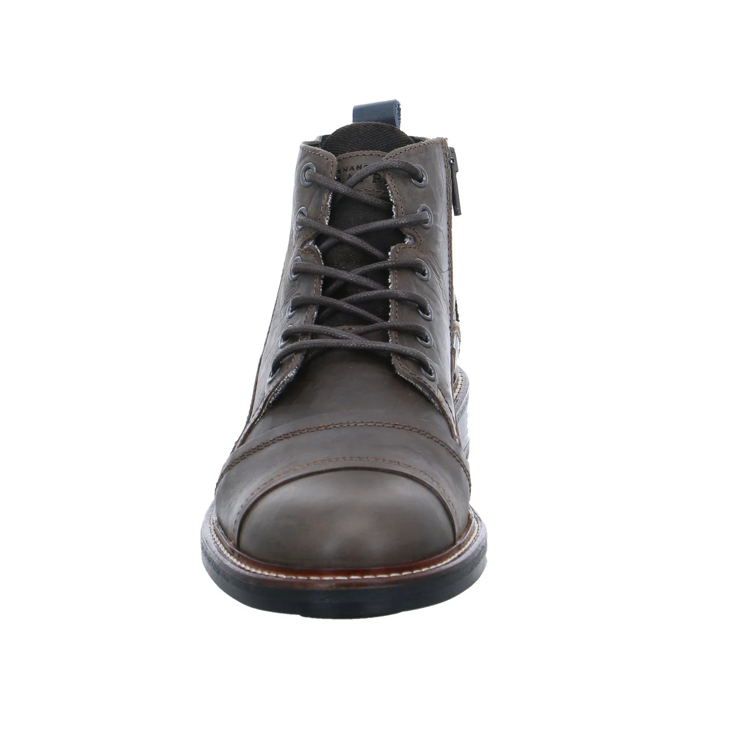 FERNANDO STRAPPA Boots Braun Leder
