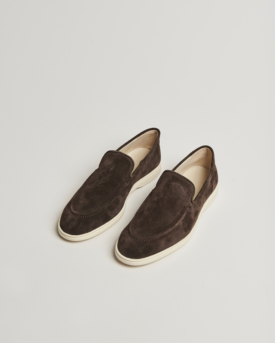CQP Debonair Suede Loafers Chocolate