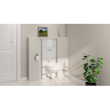 Grohe Bau Even inbouwreservoir met hangend toilet 5-in-1