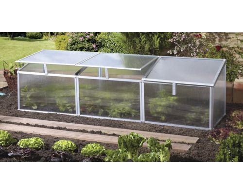Kweekkas Vitavia Gaia 3x 180x53x38/51 cm aluminium