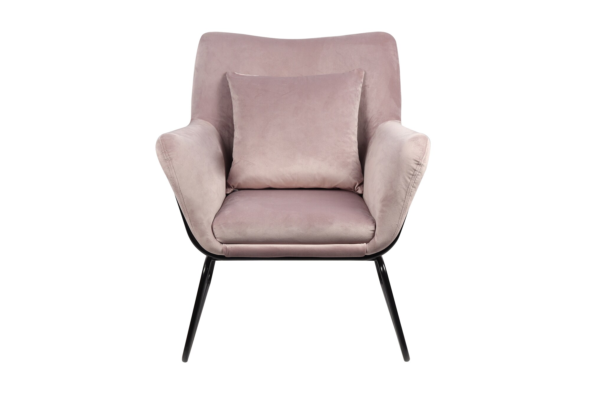 Relaxsessel Samtbezug Rose Sessel Polstersessel Ohrensessel Loungesessel
