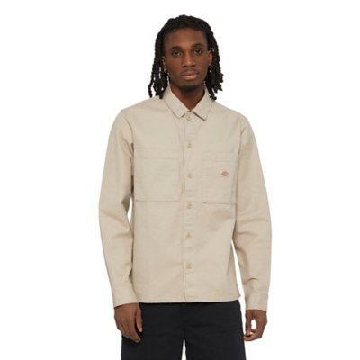Chemise à manches longues homme Florala MARRON DICKIES