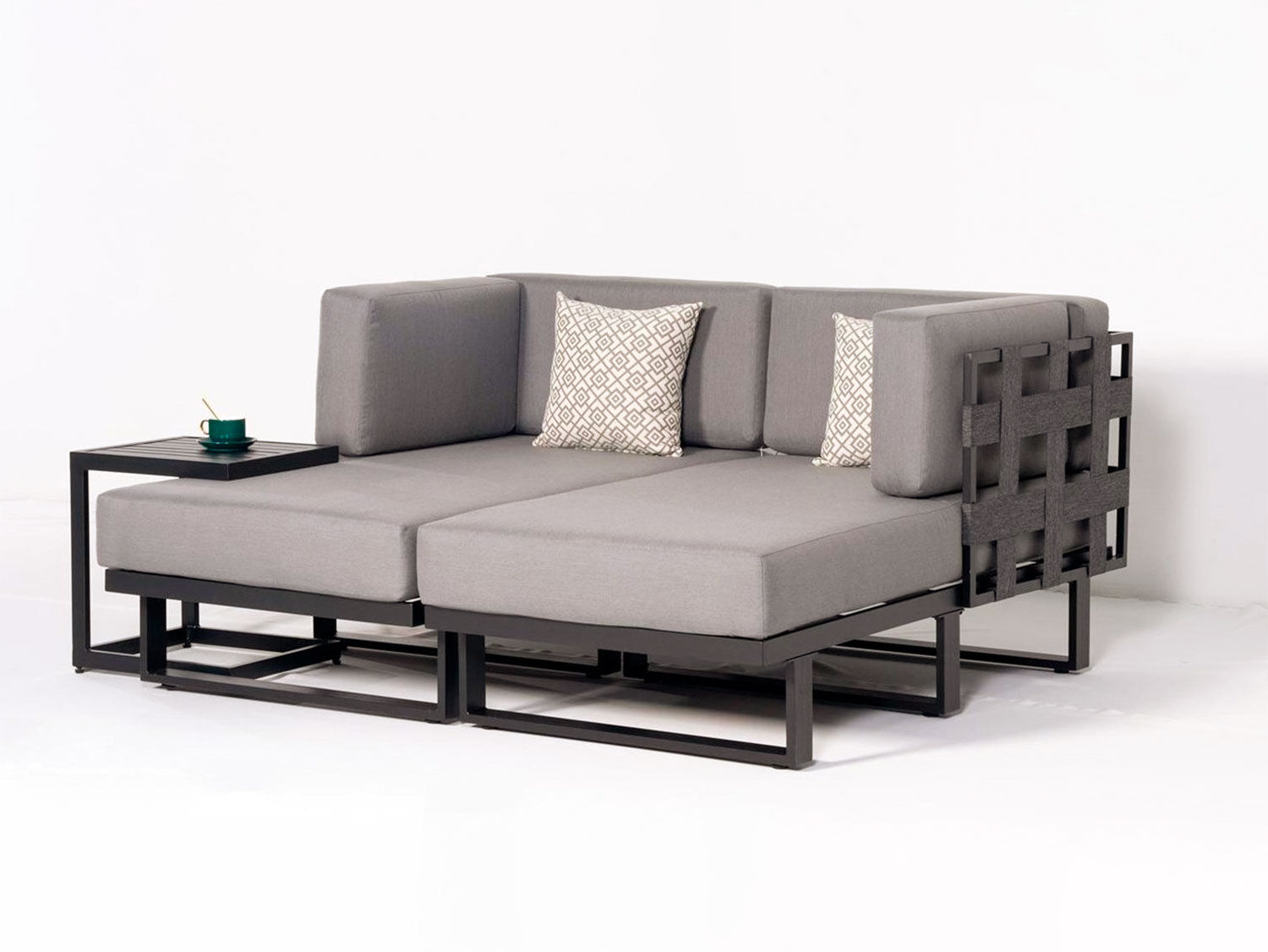 Daybed Sarah 2 Loveaseats mit Beistelltisch