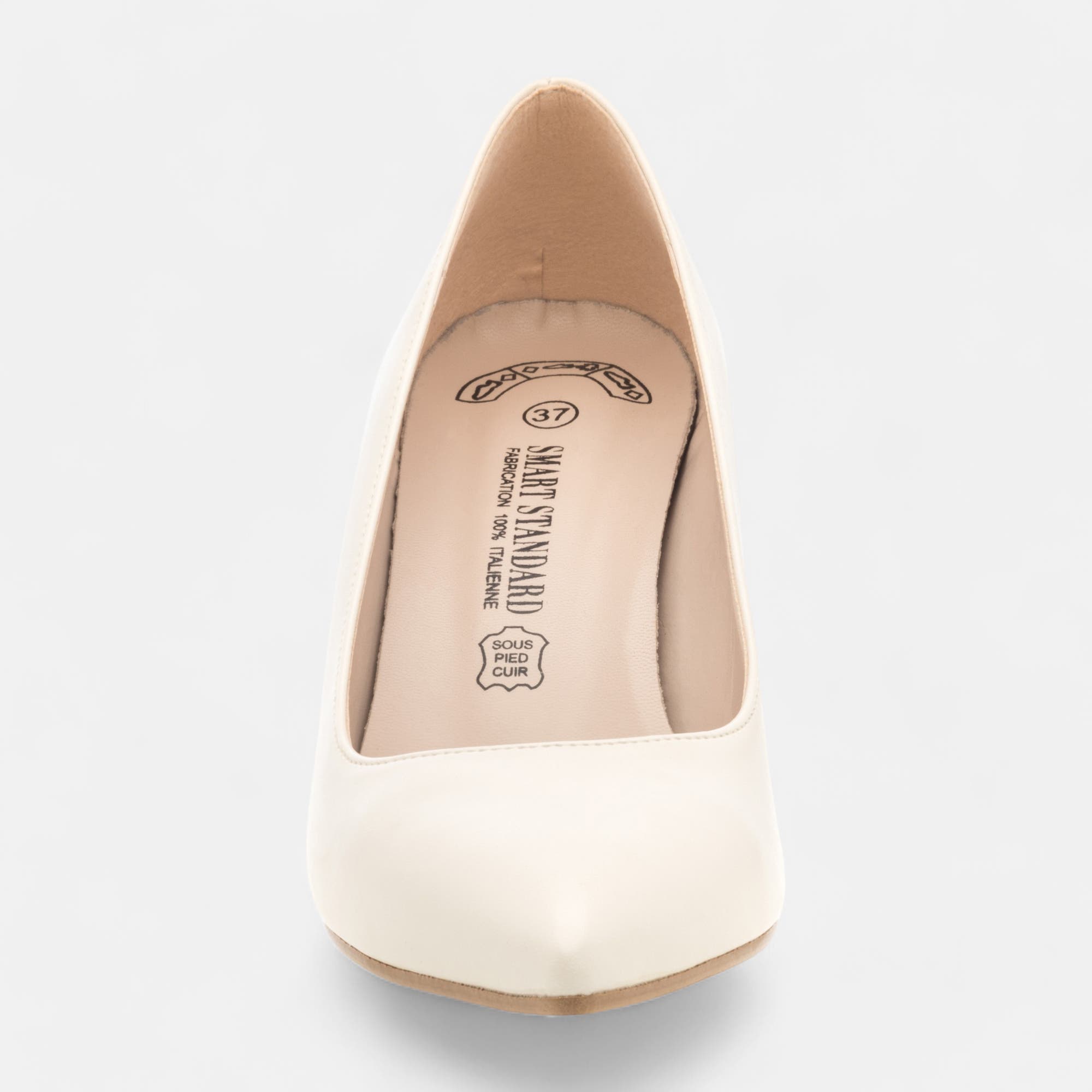 Escarpins à talon compensé Femme beige