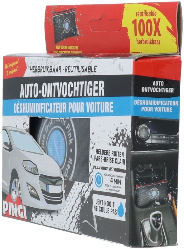 PINGI - Auto-ontvochtiger - Innovatief - Herbruikbaar - Vochtbestrijding