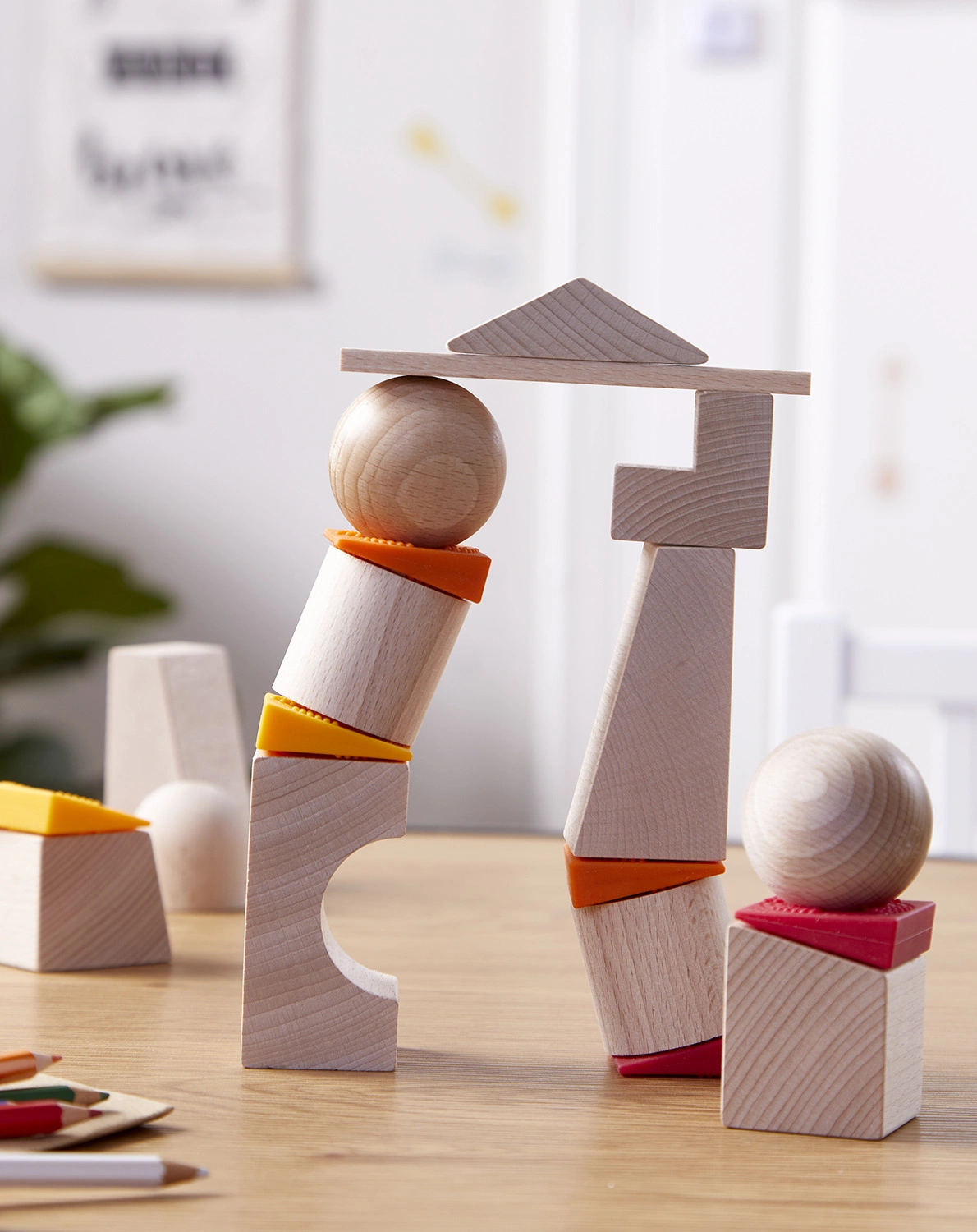 3D-Legespiel SCHIEFE TÜRME - KUGELN 35-teilig