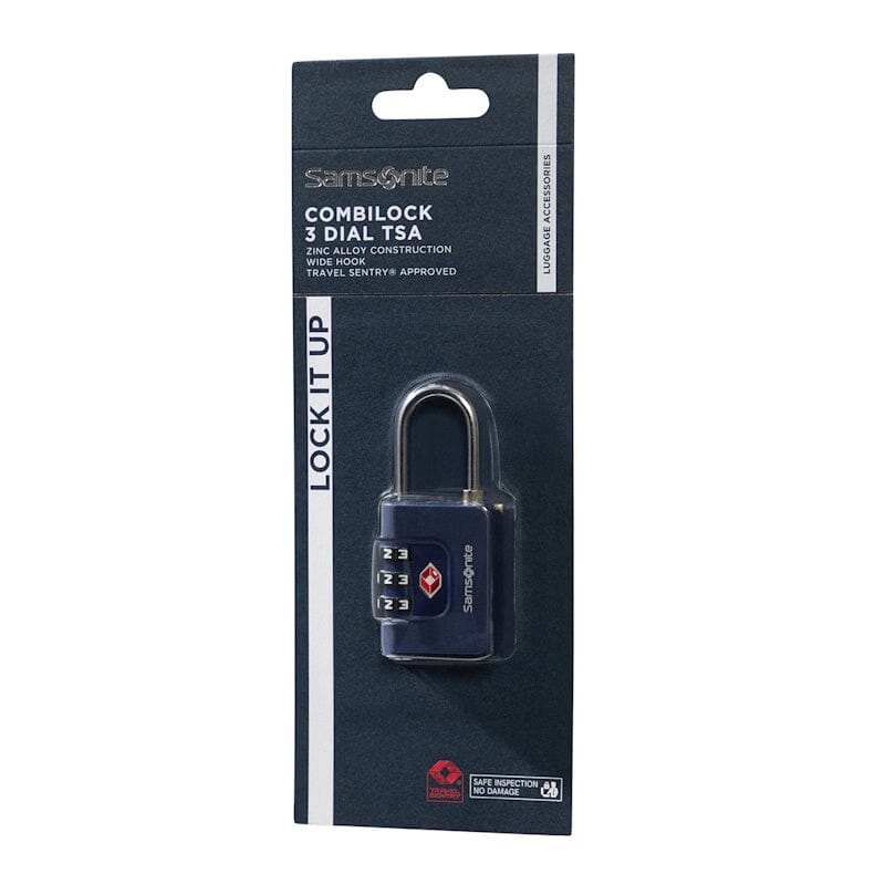 Samsonite TA Revolution Combilock 3 Dial TSA Midnight Blue