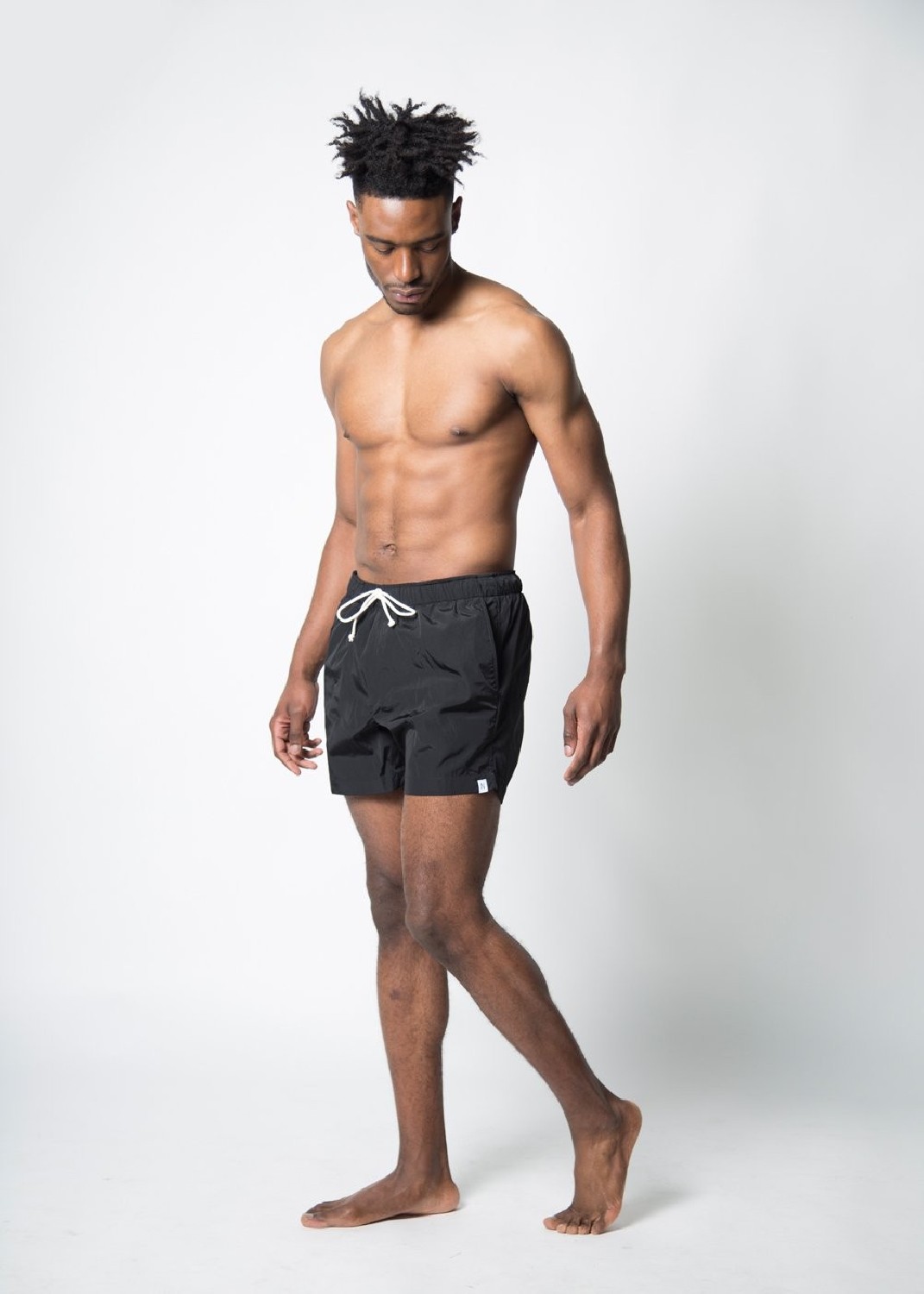 Neumuhle Badehose Maggia Net-Shorts Black Coal