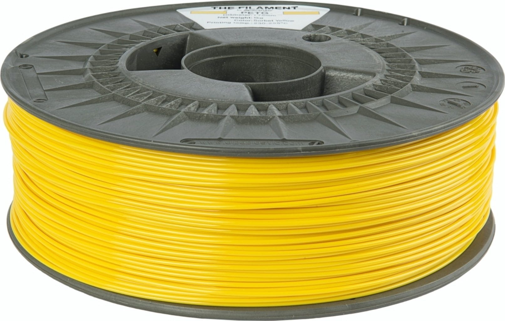 The Filament  PETG Sorbet Yellow, 1,75 mm / 1000 g    Erschwingliches PETG in Sorbet Yellow