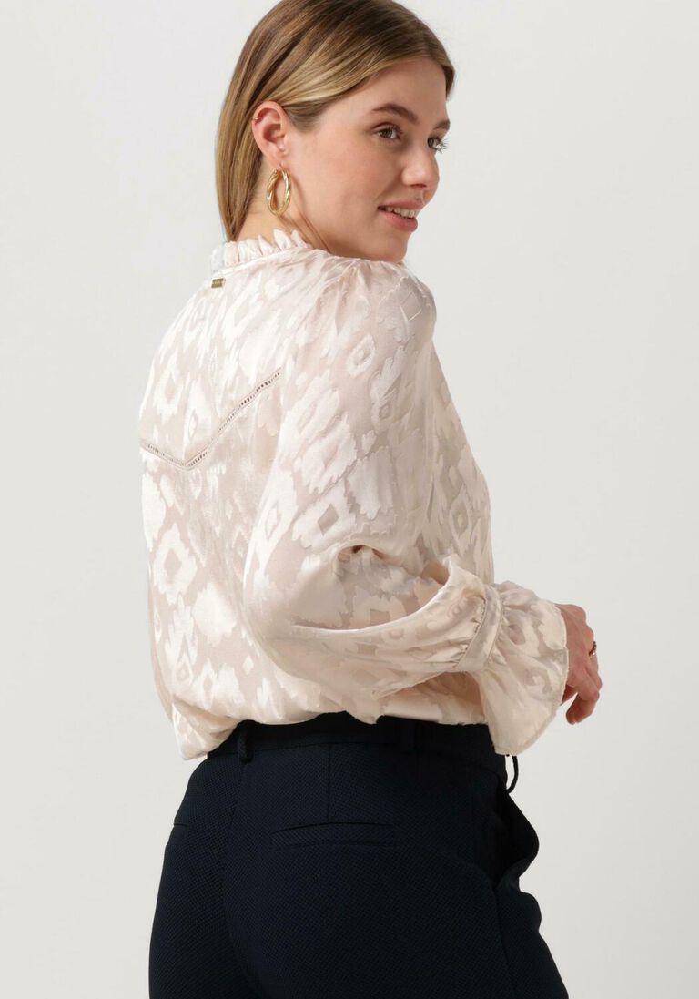 POM AMSTERDAM ecru pom amsterdam blouse blouse 7083