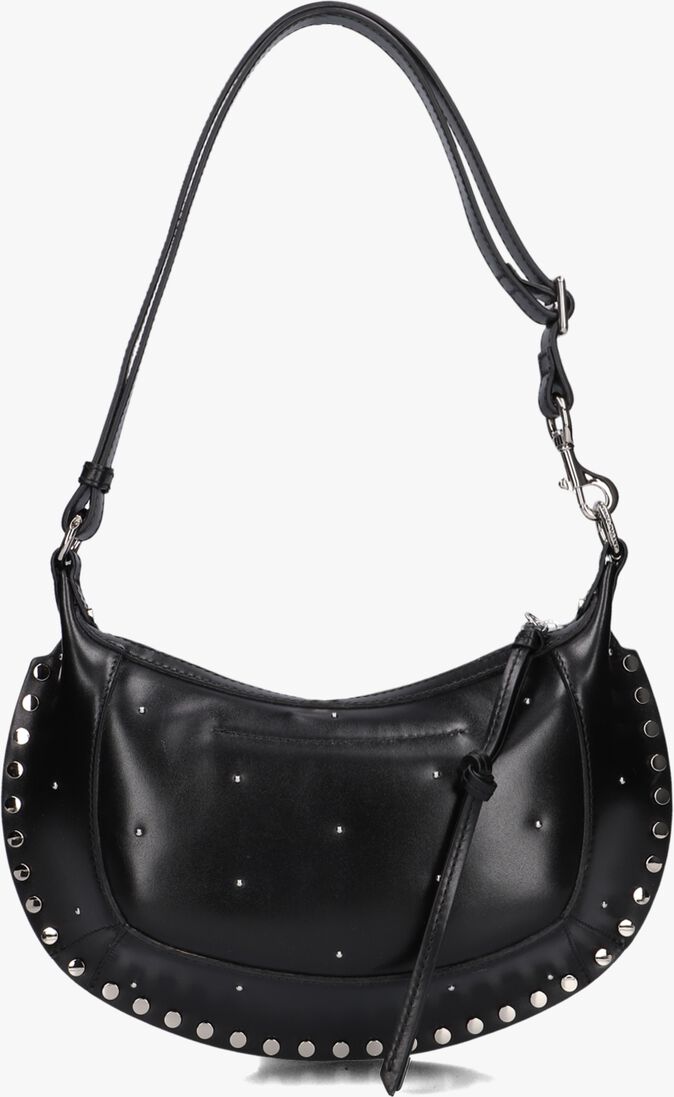 zwarte isabel marant schoudertas oskan moon shoulder bag