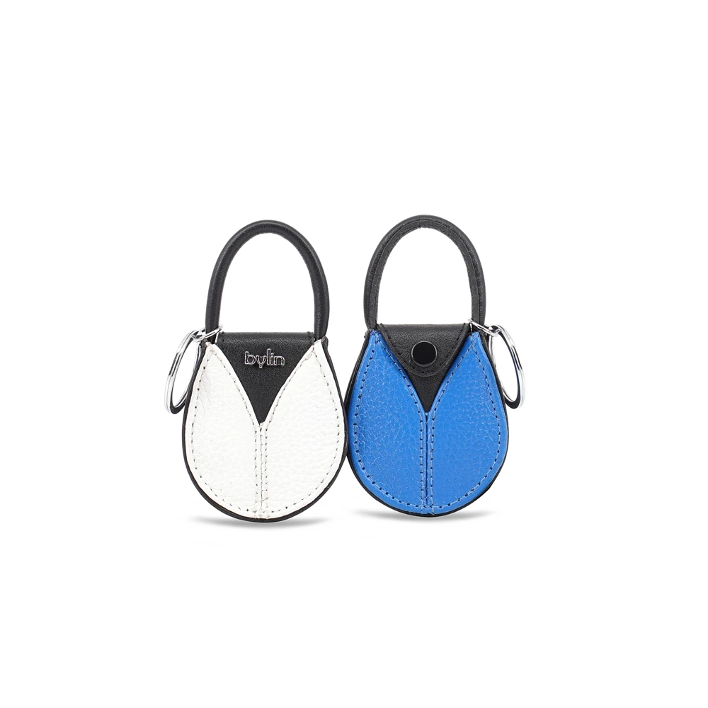 Tulip Springtime Keyhanger White/Royal Blue