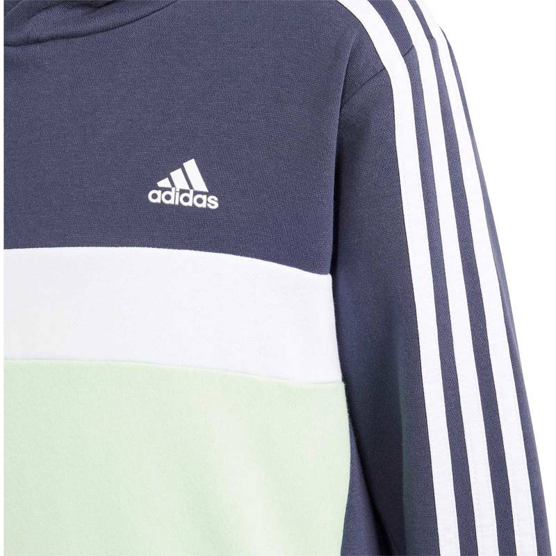 adidas Tiberio 3-Stripes Colorblock Fleece Hættetrøje Børn