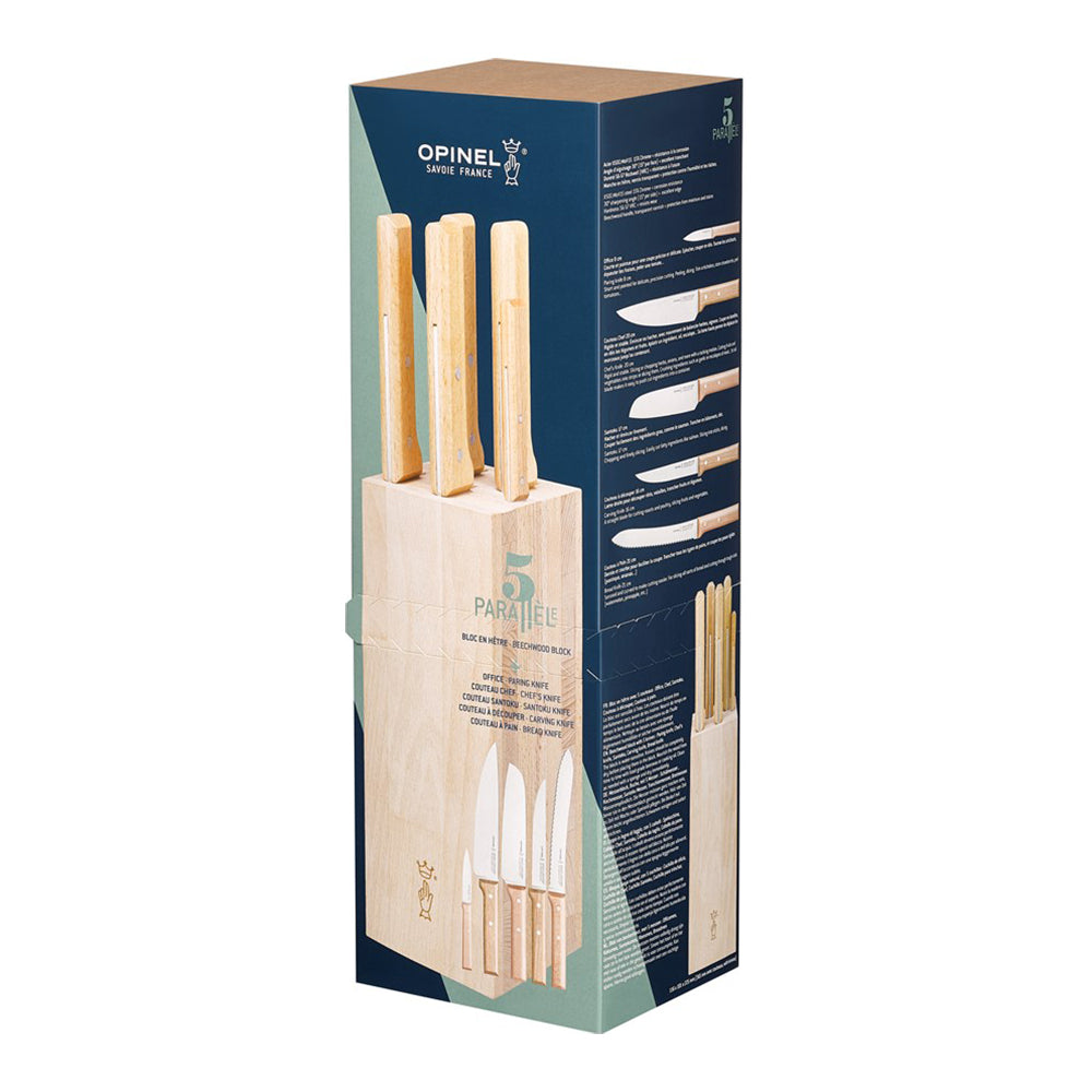 Opinel ParallÃ¨le Messenblok 5-delig - Brood