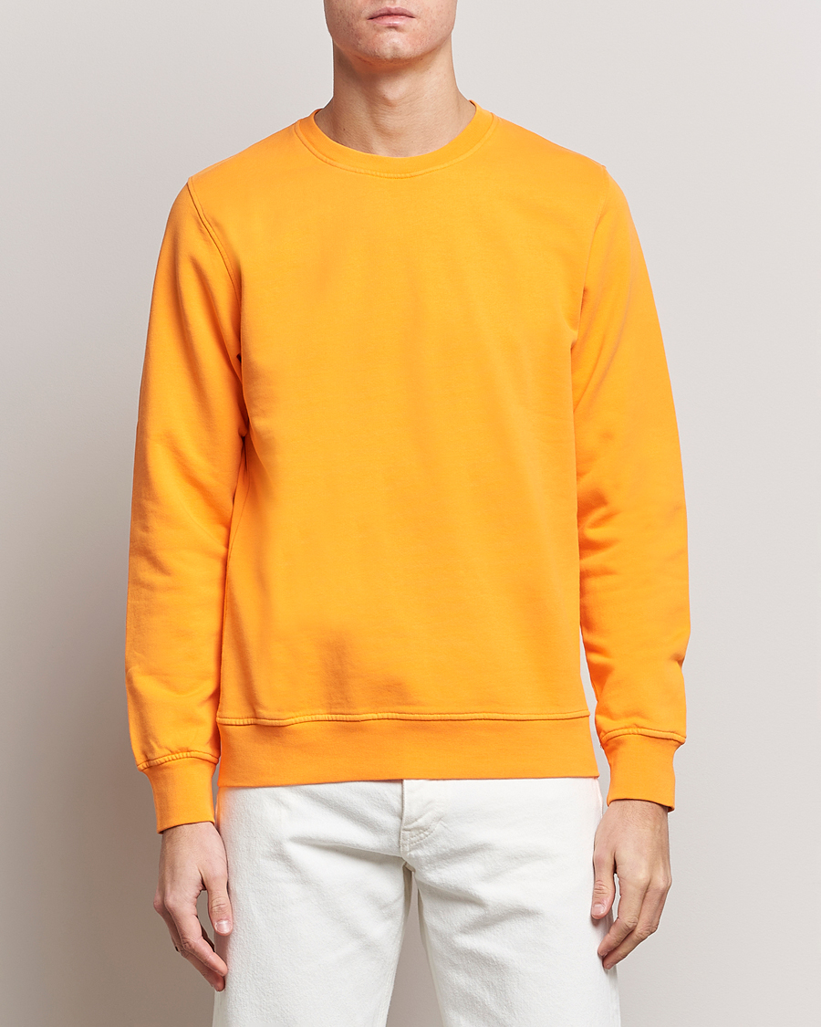 Colorful Standard Classic Organic Crew Neck Sweat Sunny Orange