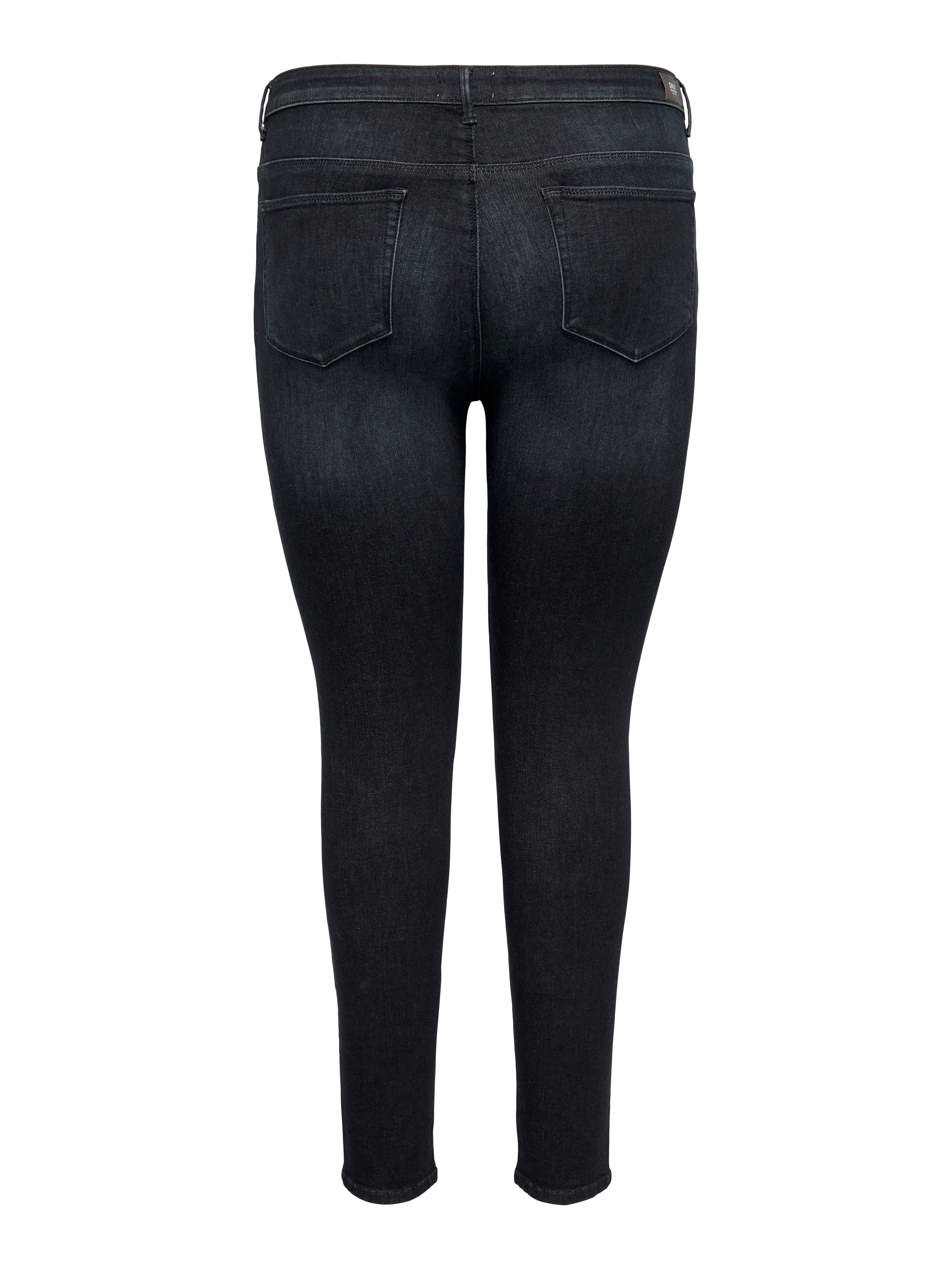 CARLORAL Mittlere Taille Skinny Fit Jeans Black