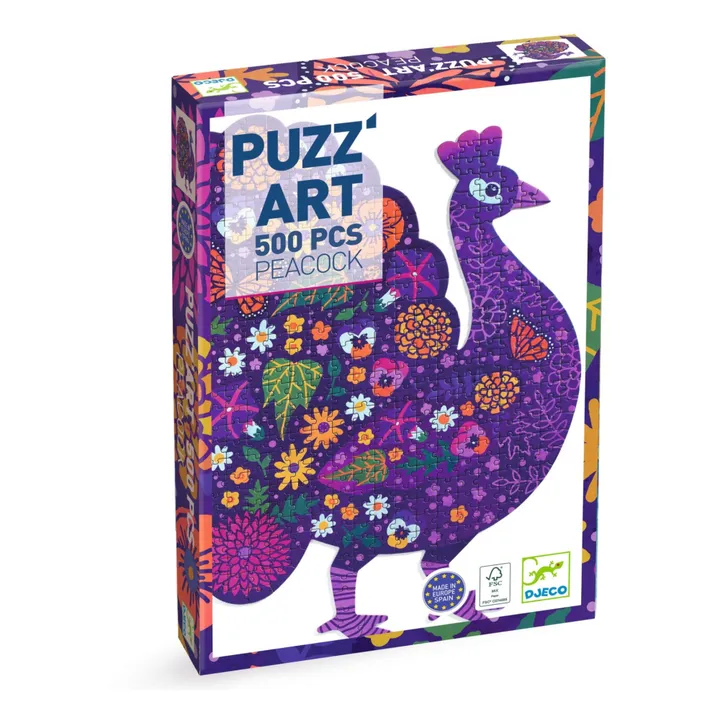 Djeco Puzzle Peacock - 500 pièces