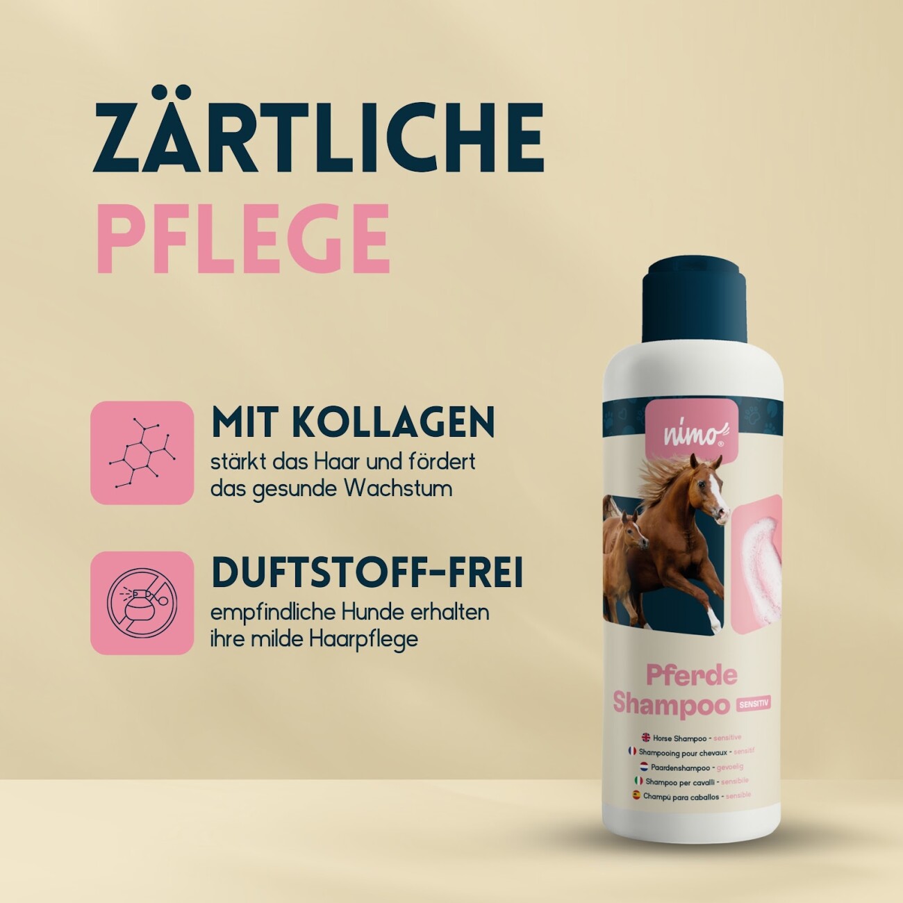 nimo Pferde Shampoo sensitiv 250 ml