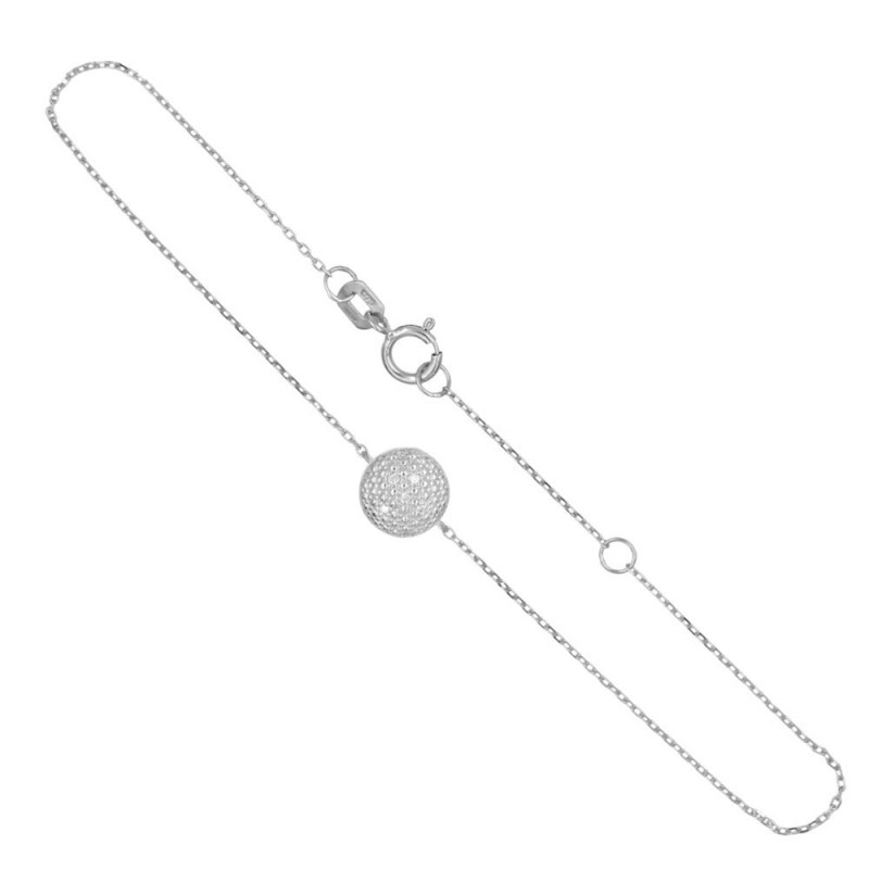 Bracelet Or Blanc et Diamants