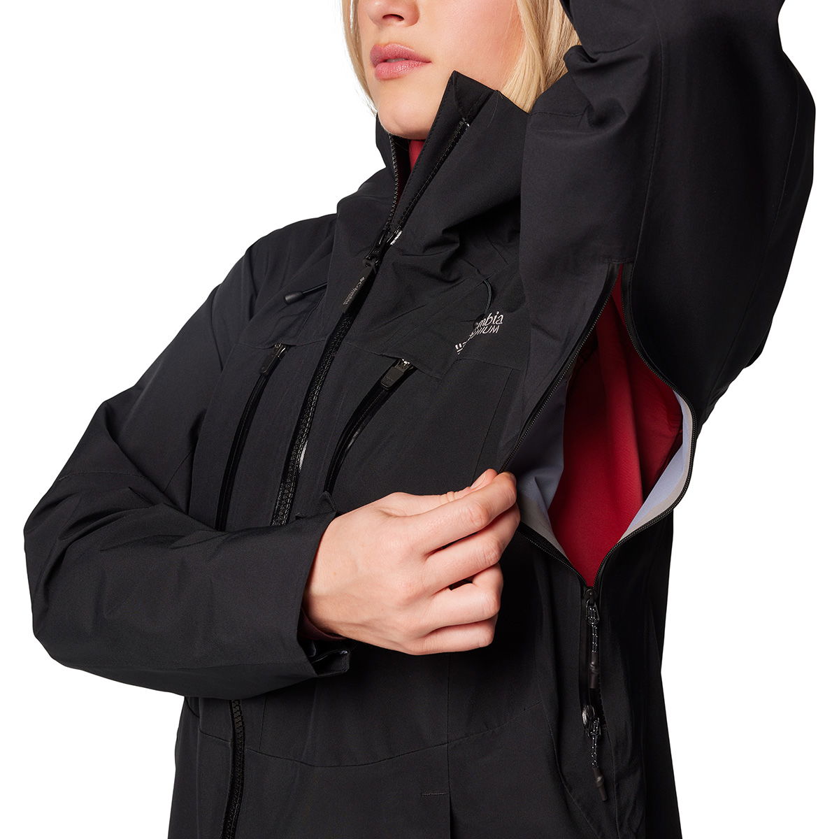 Columbia Platinum Peak II 3-lags skijakke, dame (Black)