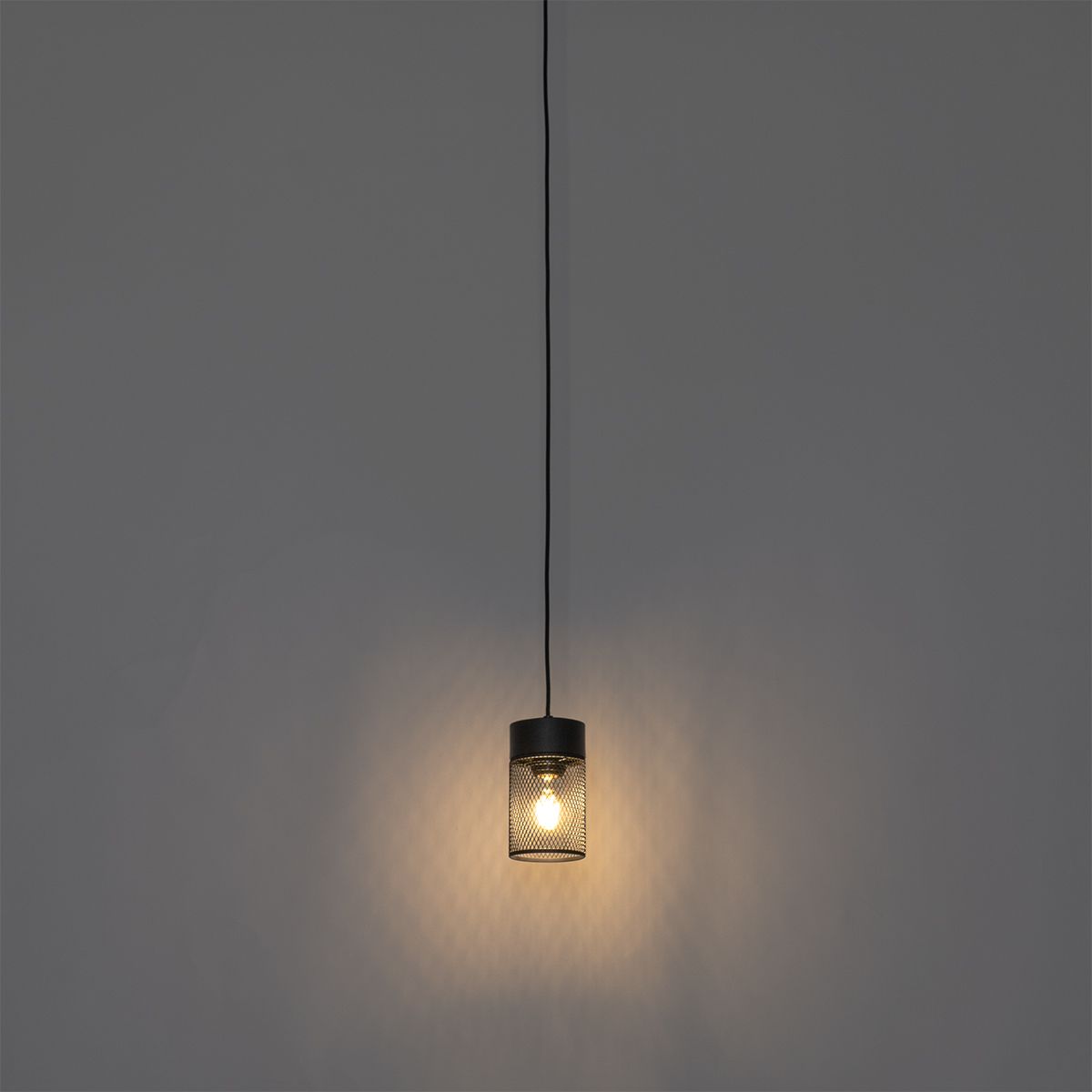 Industriële hanglamp zwart - Jim