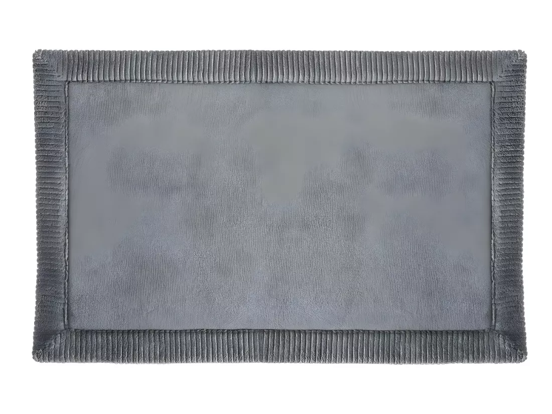 Tapis de Salle de bain Gris foncé à mémoire de forme 50 x 80 cm