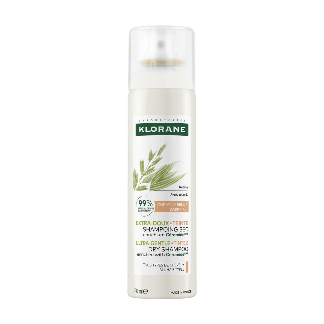 KLORANE  Champô Seco Aveia e Ceramidas (Cabelo Castanho) - 150ml