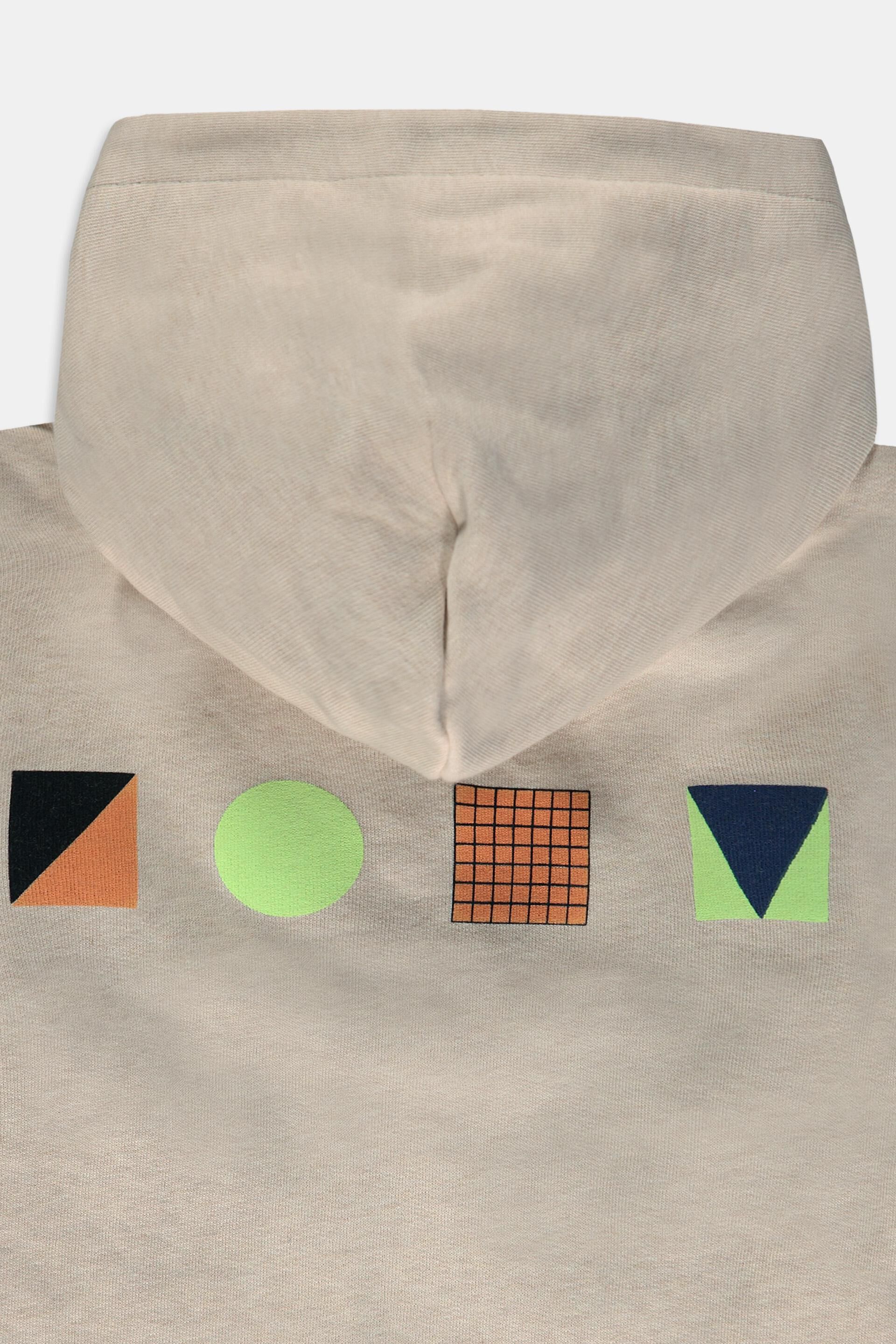 Sweat à capuche en coton zippé sur toute la longueur