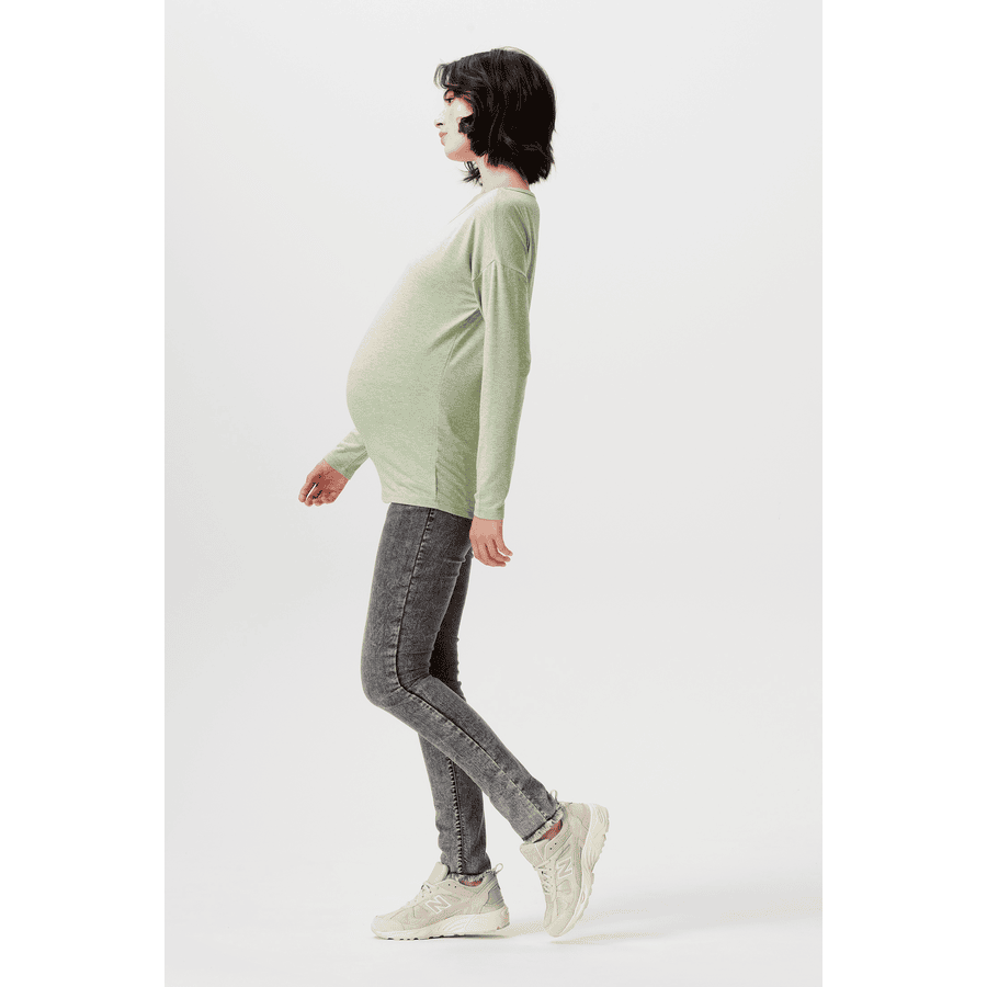 SUPERMOM Skinny Umstandsjeans Austin Grey Denim